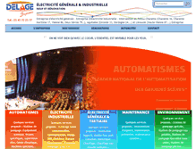 Tablet Screenshot of delage-systemes.com
